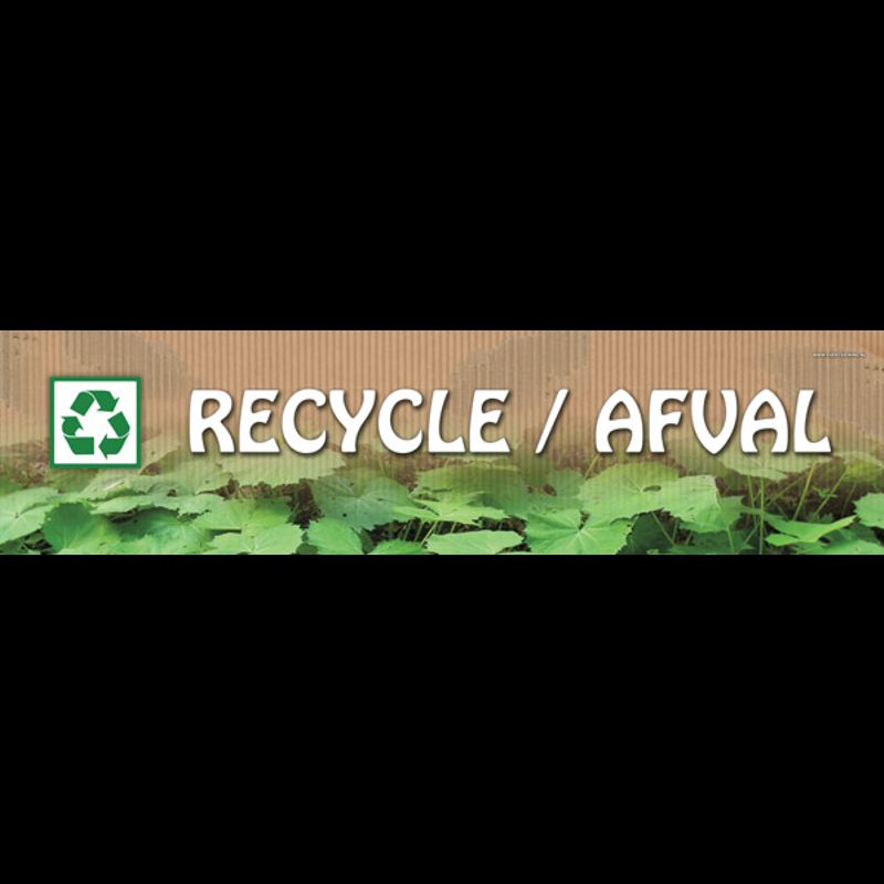 opzethek recycle afval