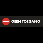 opzethek geen toegang